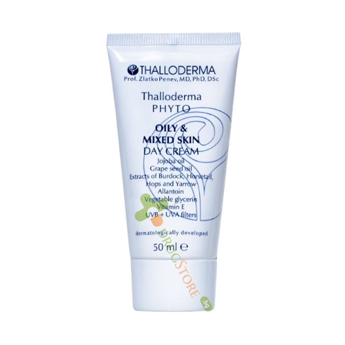 ТАЛОДЕРМА ДНЕВЕН КРЕМ ЗА ЛИЦЕ ЗА МАЗНА И СМЕСЕНА КОЖА 50 мл / THALLODERMA DAY CREAM FOR OILY AND MIXED SKIN