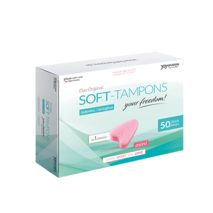 ТАМПОНИ СОФТ МИНИ 50 броя / SOFT MINI STRINGLESS TAMPONS | Drugstore BG