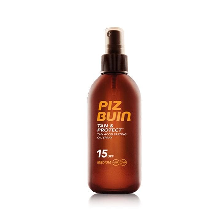 ПИЗ БУИН СЛЪНЦЕЗАЩИТНО ОЛИО ЗА ИНТЕНЗИВЕН ТЕН SPF15 150 мл. /PIZ BUIN TAN AND PROTECT OIL SPRAY