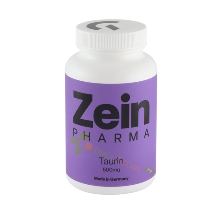 ТАУРИН капсули 500 мг 120 броя / ZEIN PHARMA TAURINE capsules 500 mg