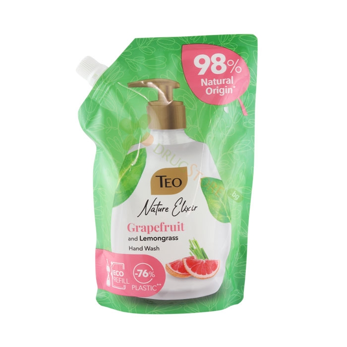 ТЕЧЕН САПУН ТЕО ГРЕЙПФРУТ /ПЪЛНИТЕЛ/ 500 мл / FICOSOTA SYNTEZ LIQUID SOAP TEO GRAPEFRUIT AND LEMONGRASS REFILL