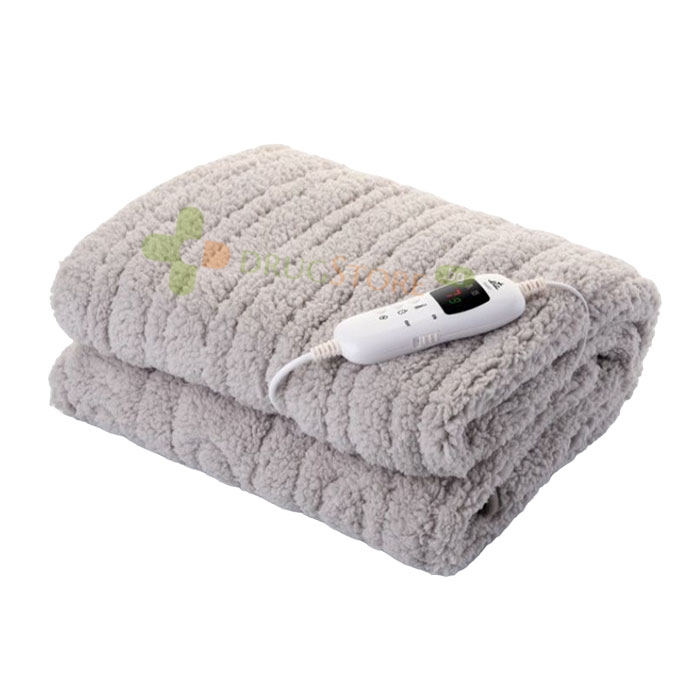 ЕЛЕКТРИЧЕСКО ПОДГРЯВАЩО ОДЕЯЛО ETA HEATING BLANKET SHAGGY GRAY / TELESTAR ETA HEATING BLANKET SHAGGY GRAY