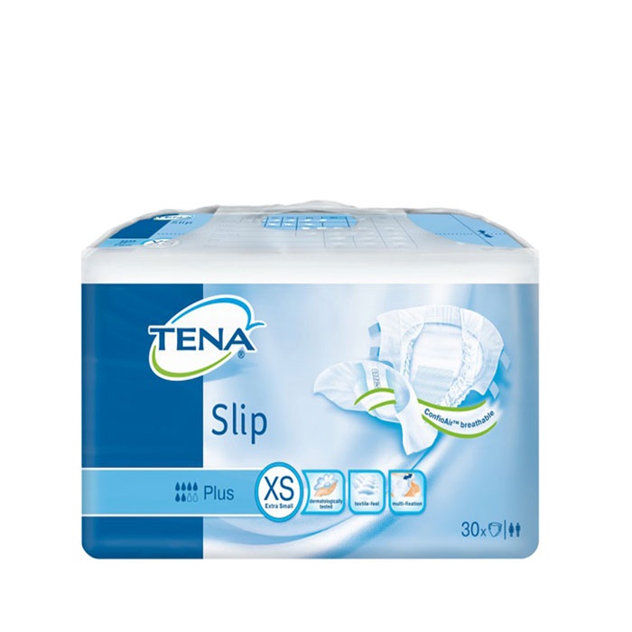 ПЕЛЕНИ ЗА ВЪЗРАСТНИ размер XS 30 броя / TENA ADULT DIAPERS SLIP PLUS SIZE XS