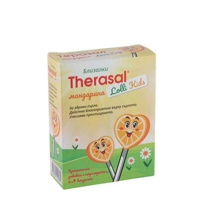 ТЕРАЗАЛ ЛОЛИ КИДС близалки 6 броя / VEDRA INTERNATIONAL THERASAL LOLLI KIDS