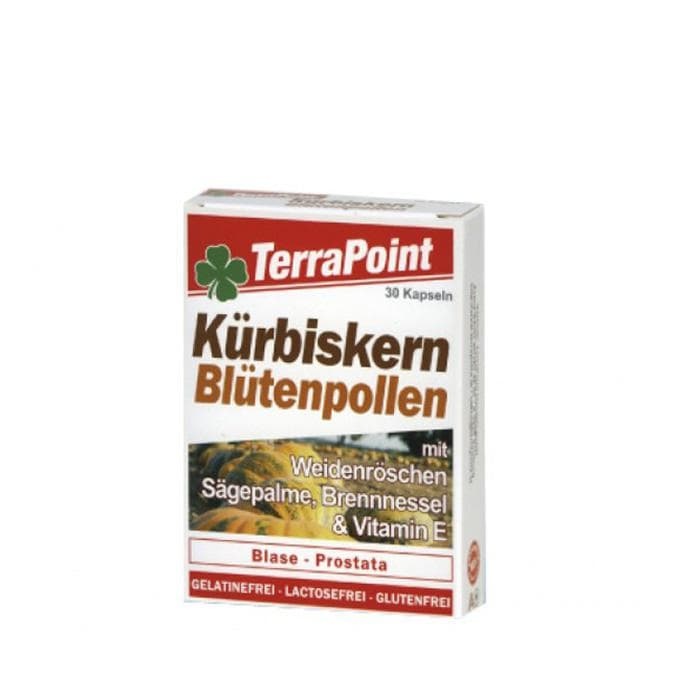 ТИКВЕНО СЕМЕ И ПЧЕЛЕН ПРАШЕЦ капсули 30 броя / TERRAPOINT PUMPKIN SEED AND POLLEN