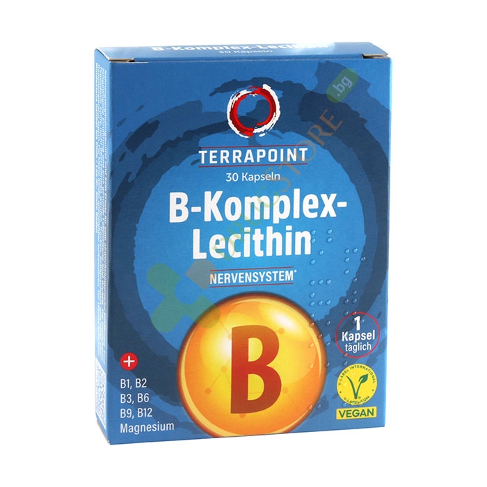B - КОМПЛЕКС И ЛЕЦИТИН капсули 30 броя / TERRAPOINT B - COMPLEX AND LECITIN