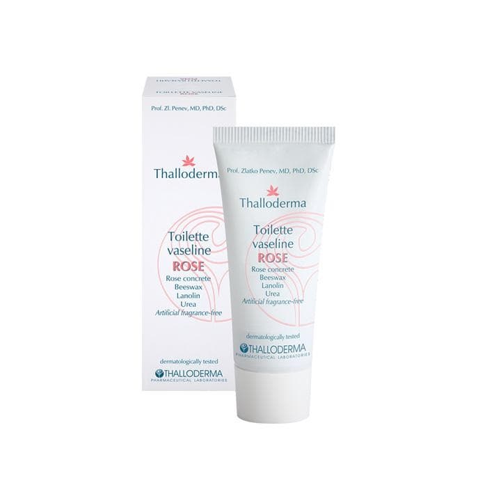 ТОАЛЕТЕН ВАЗЕЛИН С РОЗА 20 мл. / THALLODERMA TOILETTE VASELINE WITH ROSE