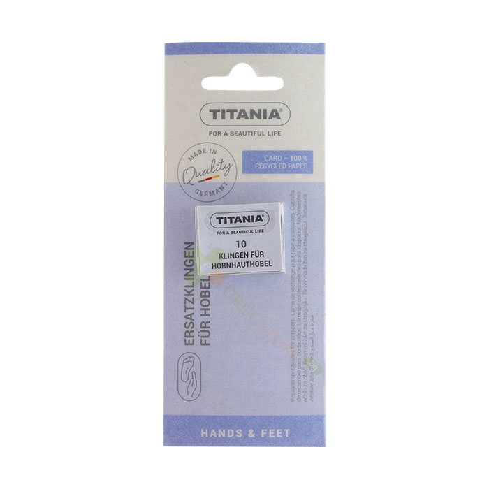 ТИТАНИЯ НОЖЧЕТА ЗА КЮРЕТА 10 броя модел 3100/1 / TITANIA BLADES model 3100/1
