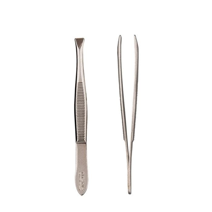 ТИТАНИЯ ШИРОКА ПРАВА ПИНСЕТА ЗА ВЕЖДИ модел 1060 А / TITANIA TWEEZERS model 1060 А
