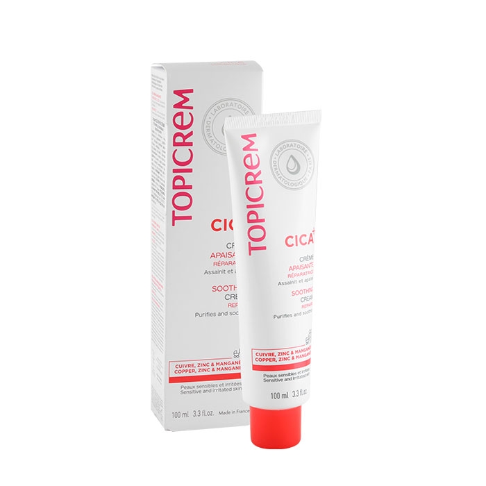 ТОПИКРЕМ ЦИКА+ РЕГЕНЕРИРАЩ, УСПОКОЯВАЩ И ХИДРАТИРАЩ КРЕМ 100 мл / TOPICREM CICA+ SOOTHING CREAM