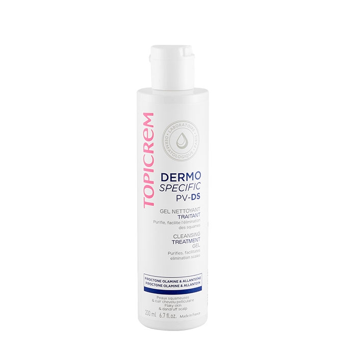 ТОПИКРЕМ ДЕРМО СПЕЦИФИК PV-DS ПОЧИСТВАЩ ГЕЛ ЗА КОСА И ТЯЛО 200 мл / TOPICREM DERMO SPECIFIC PV-DS CLEANSING GEL