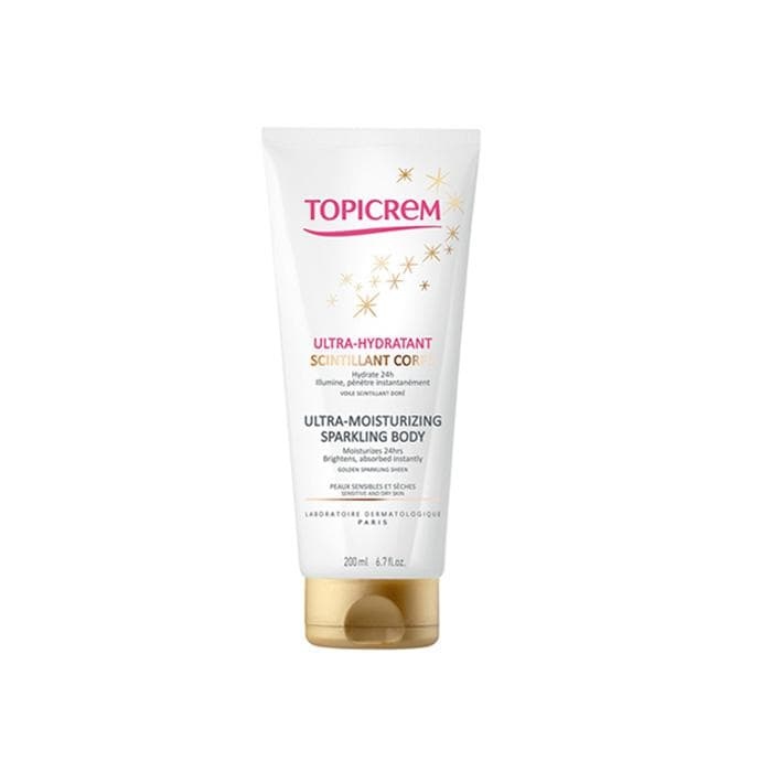 ТОПИКРЕМ ХИДРАТИРАЩА ЕМУЛСИЯ ЗА ТЯЛО С БЛЕСТЯЩ ЕФЕКТ 200 мл. / TOPICREM ULTRA - MOISTURIZING SPARKLING BODY