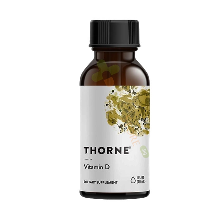 ТОРН ВИТАМИН D3 капки 500IU 30 мл / THORNE VITAMIN D3 drops 500IU
