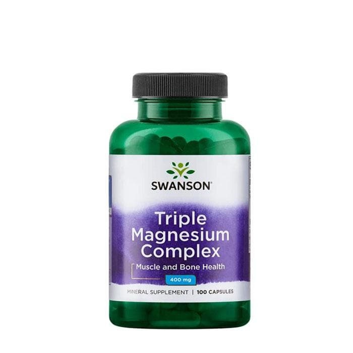СУОНСЪН ТРОЕН МАГНЕЗИЕВ КОМПЛЕКС капсули 100 броя / SWANSON TRIPLE MAGNESIUM COMPLEX