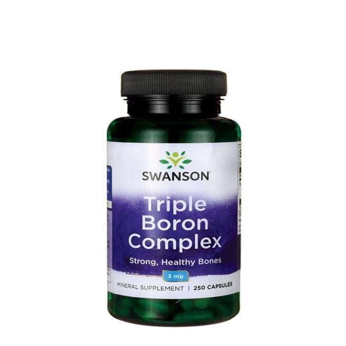 СУОНСЪН БОР ТРОЕН КОМПЛЕКС капсули 3 мг 250 броя / SWANSON TRIPLE BORON COMPLEX