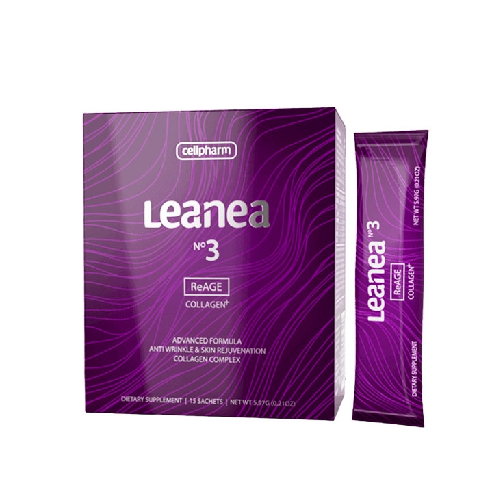ЦЕЛИФАРМ ЛЕАНЕА № 3 РИЕЙДЖ КОЛАГЕН+ саше 15 броя / CELIPHARM LEANEA № 3 REAGE COLLAGEN+