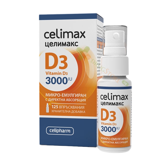 ЦЕЛИФАРМ ЦЕЛИМАКС D3 спрей 25 мл / CELIPHARM CELIMAX D3 spray