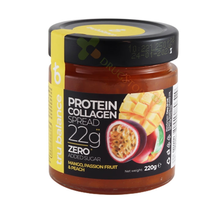 ЦИМА ТРУ БАЛАНС СПРЕД МАНГО, МАРАКУЯ И ПРАСКОВА 220 г / CIMA TRU BALANCE PROTEIN COLLAGEN SPREAD MANGO, PASSION FRUIT, PEACH