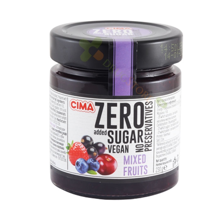 ЦИМА ЗЕРО ПЛОДОВ ДЕЛИКАТЕС МИКС ПЛОДОВЕ 230 г / CIMA ZERO ADDED SUGAR MIXED FRUITS
