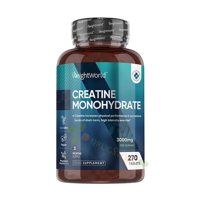 КРЕАТИН МОНОХИДРАТ таблетки 1000 мг 270 броя / WEIGHT WORLD CREATINE MONOHYDRATE