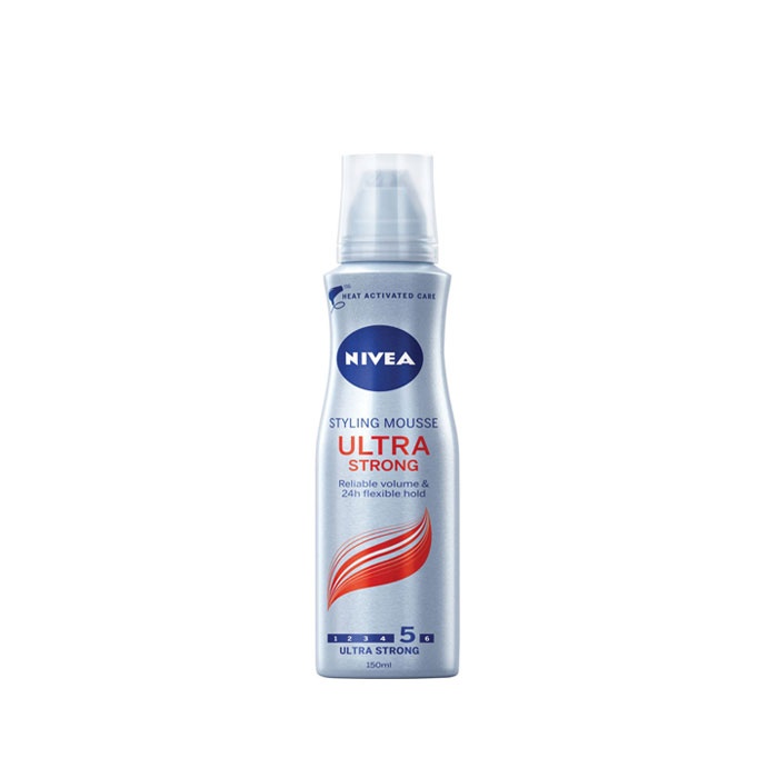 НИВЕА ПЯНА ЗА КОСА УЛТРА СТРОНГ 150 мл. / NIVEA HAIR CARE MOUSSE ULTRA