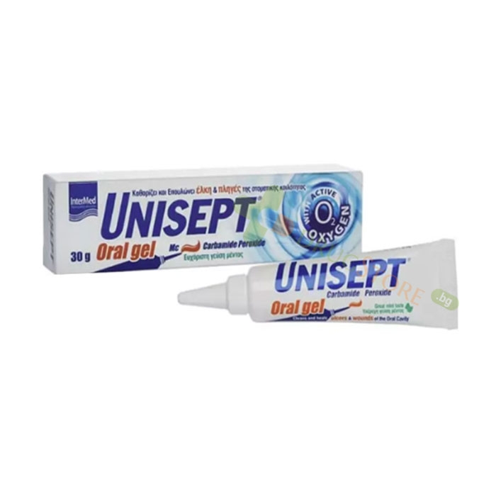 УНИСЕПТ ГЕЛ ЗА УСТА 30 г / UNISEPT ORAL GEL