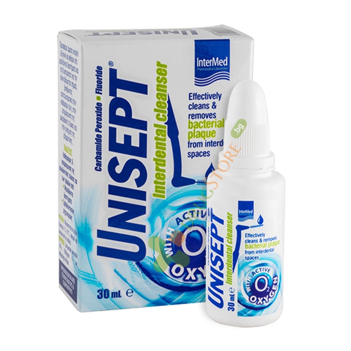 УНИСЕПТ ПОЧИСТВАЩ ПРОДУКТ ЗА ИНТЕРДЕНТАЛНИ ЗОНИ 30 мл / UNISEPT INTERDENTAL CLEANSER