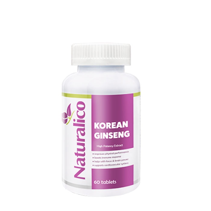 НАТУРАЛИКО КОРЕЙСКИ ЖЕНШЕН таблетки 60 броя / NATURALICO KOREAN GINSENG