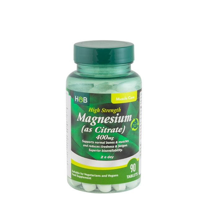 МАГНЕЗИЕВ ЦИТРАТ таблетки 200 мг 90 броя / HOLLAND &amp; BARRETT MAGNESIUM CITRATE