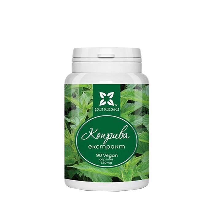 ПАНАЦЕЯ КОПРИВА ЕКСТРАКТ капсули 350 мг. 90 броя / PANACEA NETTLE EXTRACT
