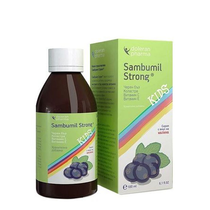 САМБУМИЛ СТРОНГ КИДС сироп 100 мл. / DOLERAN PHARMA SAMBUMIL STRONG KIDS