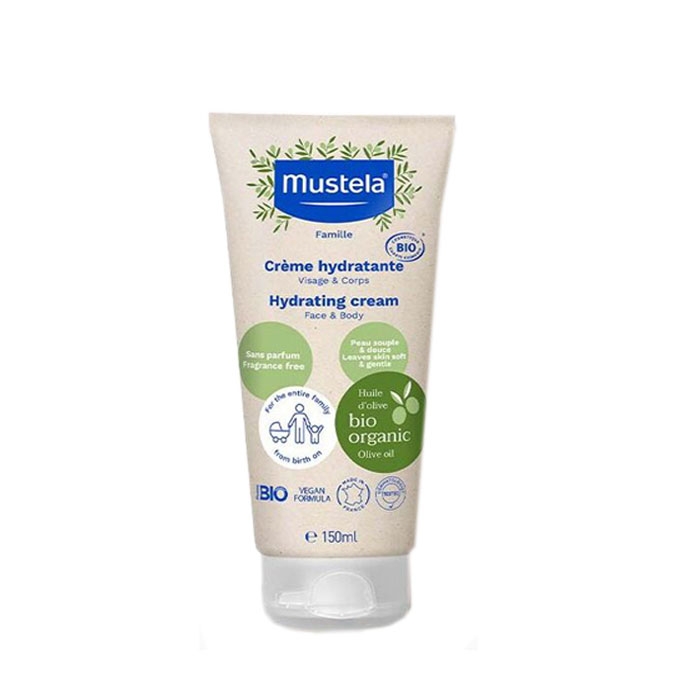 МУСТЕЛА ОРГАНИК ХИДРАТИРАЩ КРЕМ ЗА ЛИЦЕ И ТЯЛО 150 мл. / MUSTELA ORGANIC MOISTURIZING CREAM