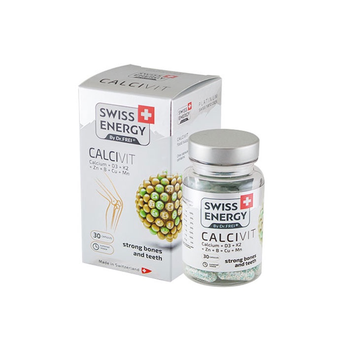 СУИС ЕНЕРДЖИ КАЛЦИВИТ капсули 30 броя / SWISS ENERGY CALCIVIT
