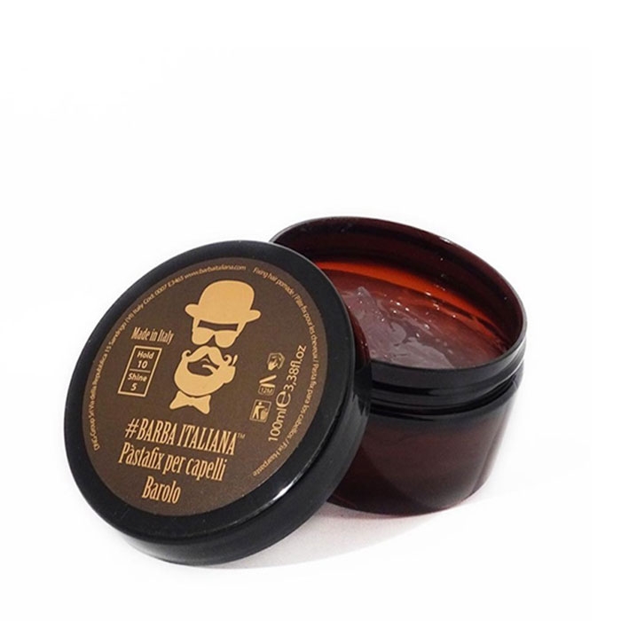 БАРБА ИТАЛИАНА ФИКСИРАЩА ПОМАДА ЗА КОСА BAROLO 100 мл. / BARBA ITALIANA FIXING HAIR POMADE BAROLO
