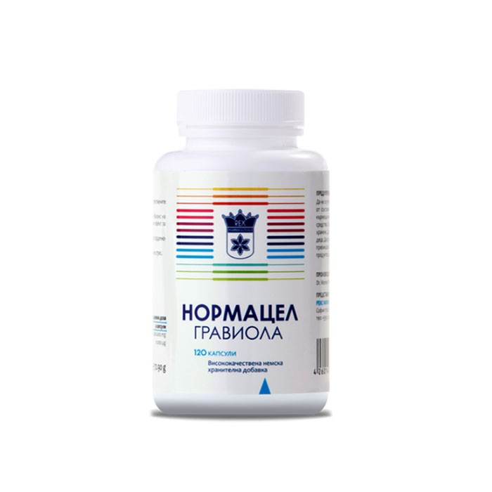 НОРМАЦЕЛ ГРАВИОЛА капсули 120 броя / NORMACELL GRAVIOLA capsules 120