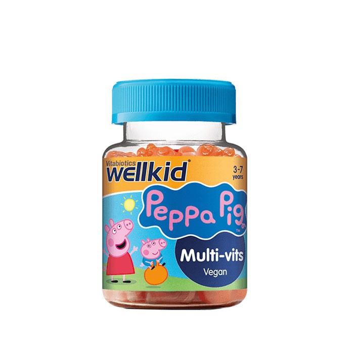ВИТАБИОТИКС УЕЛКИД ПЕПА ПИГ МУЛТИВИТАМИНИ желирани таблетки 30 броя / WELLKID PEPPA PIG MULTI - VITS
