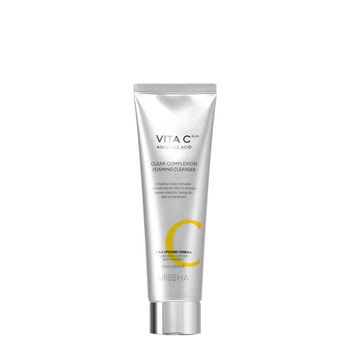 ПЯНА ЗА ПОЧИСТВАНЕ НА ЛИЦЕ ВИТА C 120 мл. / MISSHA VITA C PLUS ASCORBIC ACID CLEAR COMPLEXSION FOAMING CLEANSER