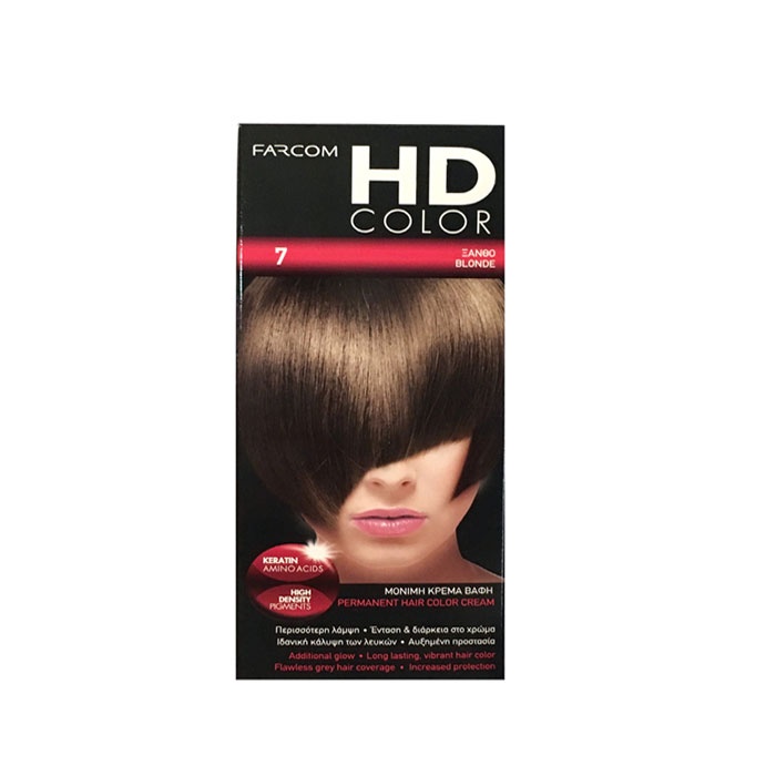 ФАРКОМ HD БОЯ ЗА КОСА №7 РУСО / FARCOM HD COLOR №7 BLONDE