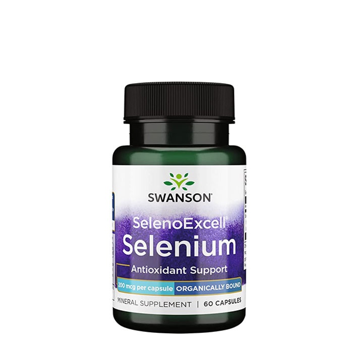 СУОНСЪН SELENOEXCELL СЕЛЕН капсули 200 мкг 60 броя / SWANSON SELENOEXCELL SELENIUM