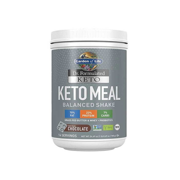 ХРАНА ЗА КЕТО ДИЕТА ШОКОЛАД 672 гр. / GARDEN OF LIFE, DR. FORMULATED KETO MEAL