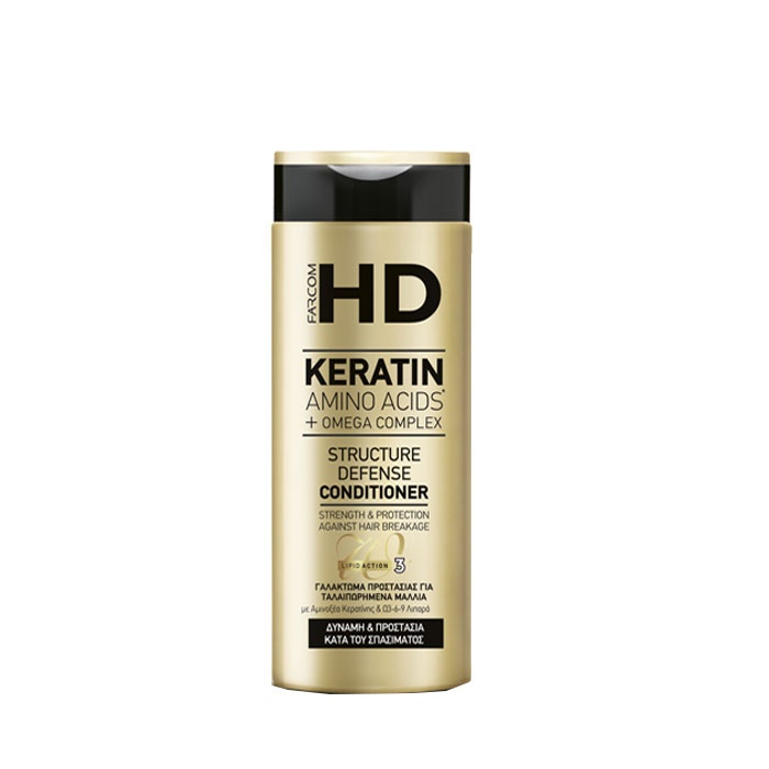 БАЛСАМ С КЕРАТИН СРЕЩУ НАКЪСВАНЕ 330 мл. / FARCOM HD KERATIN CONDITIONER STRUCTURE DEFENSE