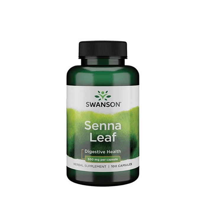СУОНСЪН СЕНА ЛИСТА капсули 500 мг. 100 броя / SWANSON SENNA LEAVES
