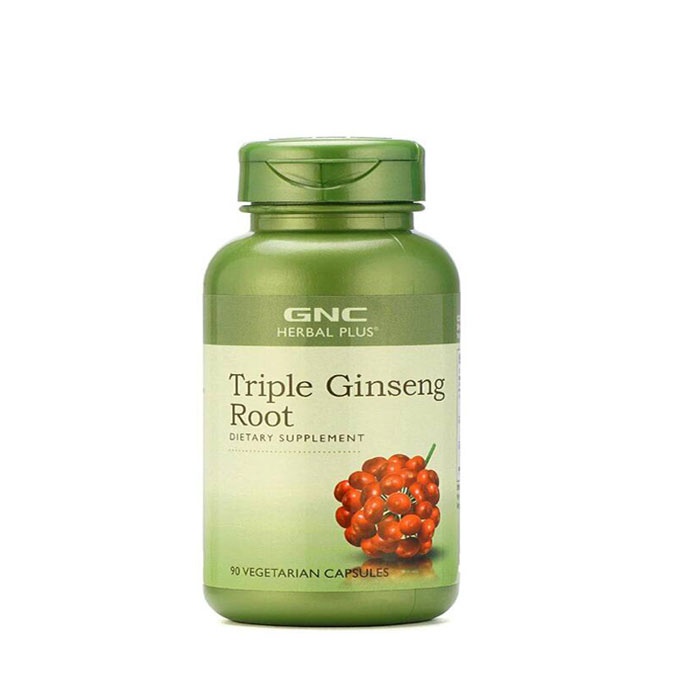 ЖЕНШЕН ТРОЕН капсули 90 броя / GNC TRIPLE GINSENG ROOT