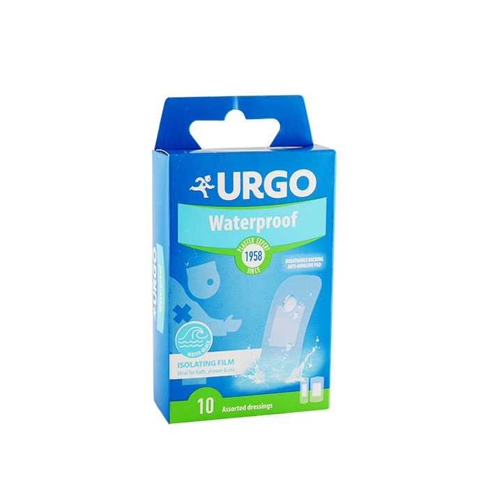 УРГО АКВАФИЛМ ПЛАСТИРИ 10 броя / URGO WATERPROOF ASSORTED DRESSINGS
