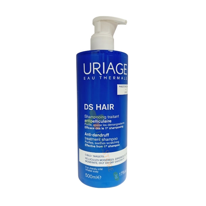 УРИАЖ DS HAIR ШАМПОАН ПРОТИВ ПЪРХОТ 500 мл / URIAGE DS HAIR ANTI-DANDRUFF TRATMENT SHAMPOO