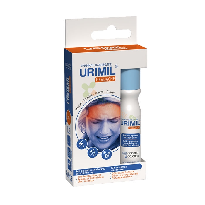 УРИМИЛ ГЛАВОБОЛИЕ РОЛ-ОН 15 мл / NATURPHARMA URIMIL HEADACHE ROLL-ON
