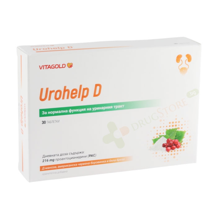 УРОХЕЛП D таблетки 30 броя / VITAGOLD UROHELP D