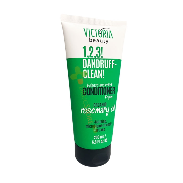 УСПОКОЯВАЩ И РЕБАЛАНСИРАЩ БАЛСАМ 1,2,3 DANDRUFF-CLEAN ЗА СКАЛП С РОЗМАРИН 200 мл / VICTORIA BEAUTY DANDRUFF-CLEAN CONDITIONER ROSMARY OIL