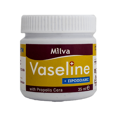 ВАЗЕЛИН С ПРОПОЛИС 35 мл. / MILVA VASELINE FOR FOOT