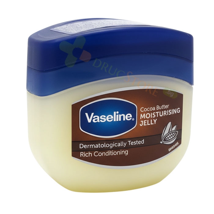 ВАЗЕЛИН КОЗМЕТИЧЕН С КАКАОВО МАСЛО 100 мл / VASELINE COCOA BUTTER MOISTURISING JELLY